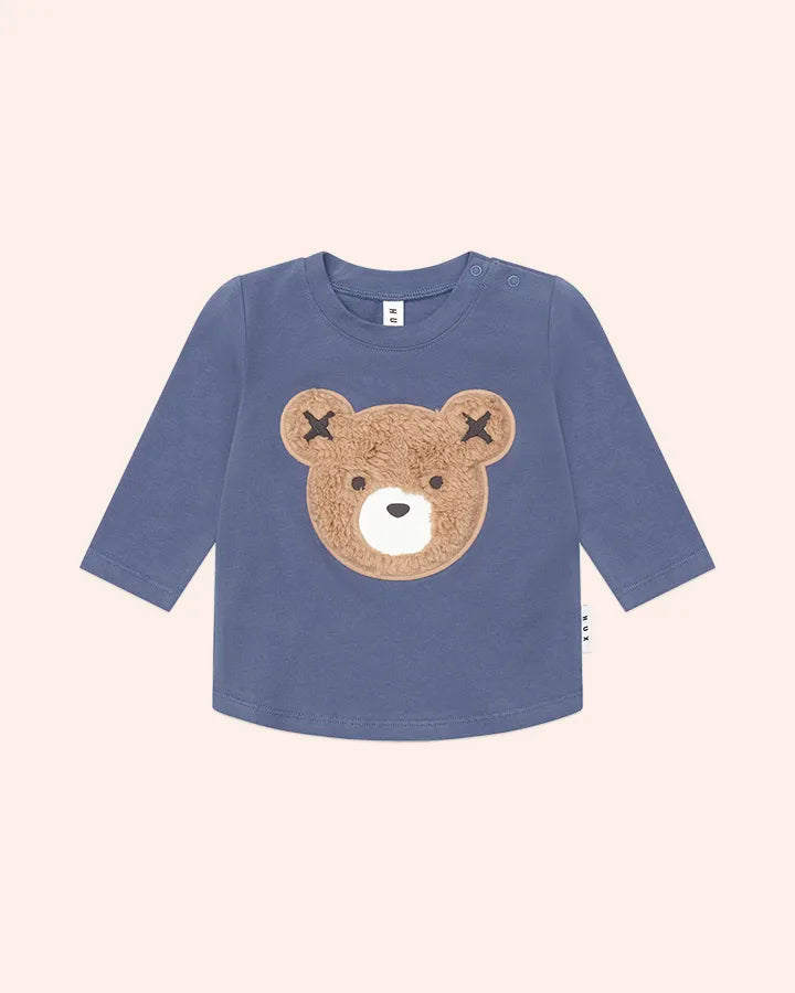 $55 MIDNIGHT FURRY HUXBEAR TOP-MIDNIGHT