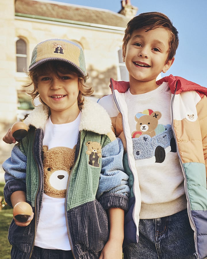 $105-110 MIDNIGHT COLOUR BLOCK CORD JACKET-MIDNIGHT MULTI