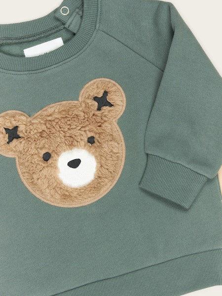 LIGHT SPRUCE FURRY HUXBEAR SWEATSHIRT