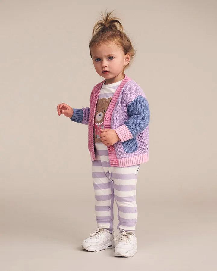 $80-85 PEEPING POCKET GIRL CARDI-MULTI