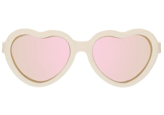 BABIATORS HEART POLARIZED COLLECTION-Sweet Cream Heart | Rose Gold