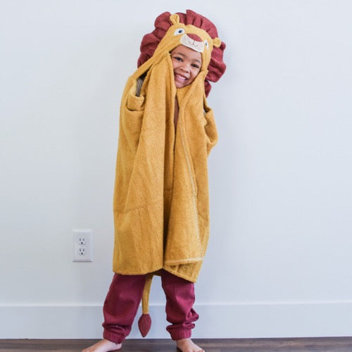 Lion Hooded towel