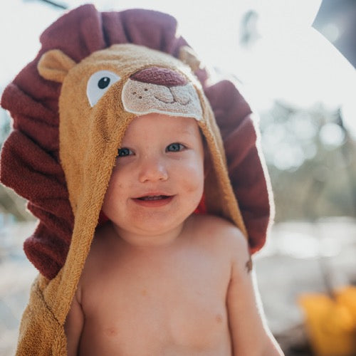 Lion Hooded towel