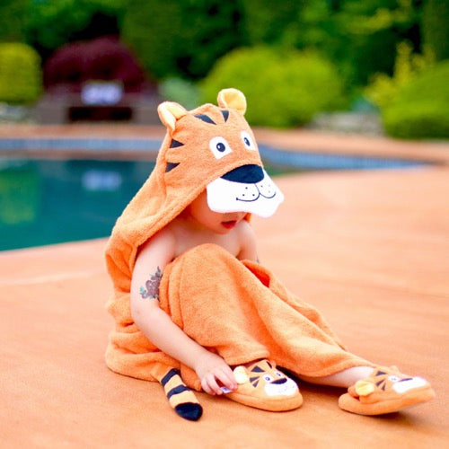 Tiger Hooded Towel