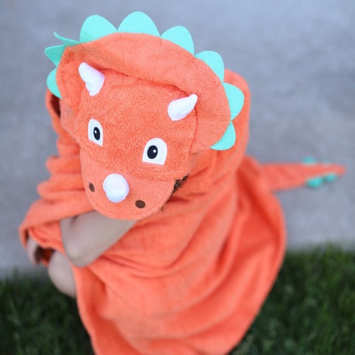 Dinosaur Hooded towel