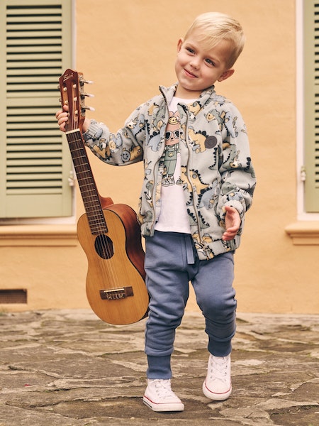 DINO BAND FLEECE JACKET