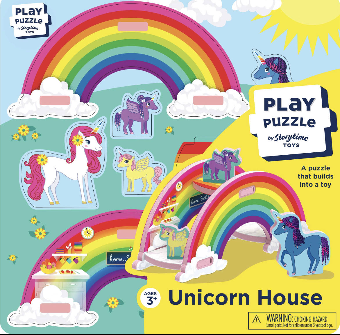 Unicorn House Play Puzzle