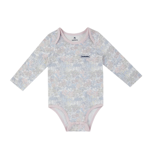 Baby Long Sleeve Bodysuit - Mysterious Jungle