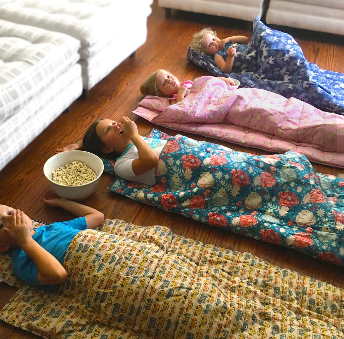 Kids Toddler Nap Mat Sleep Mat - Llamas Bulkie™