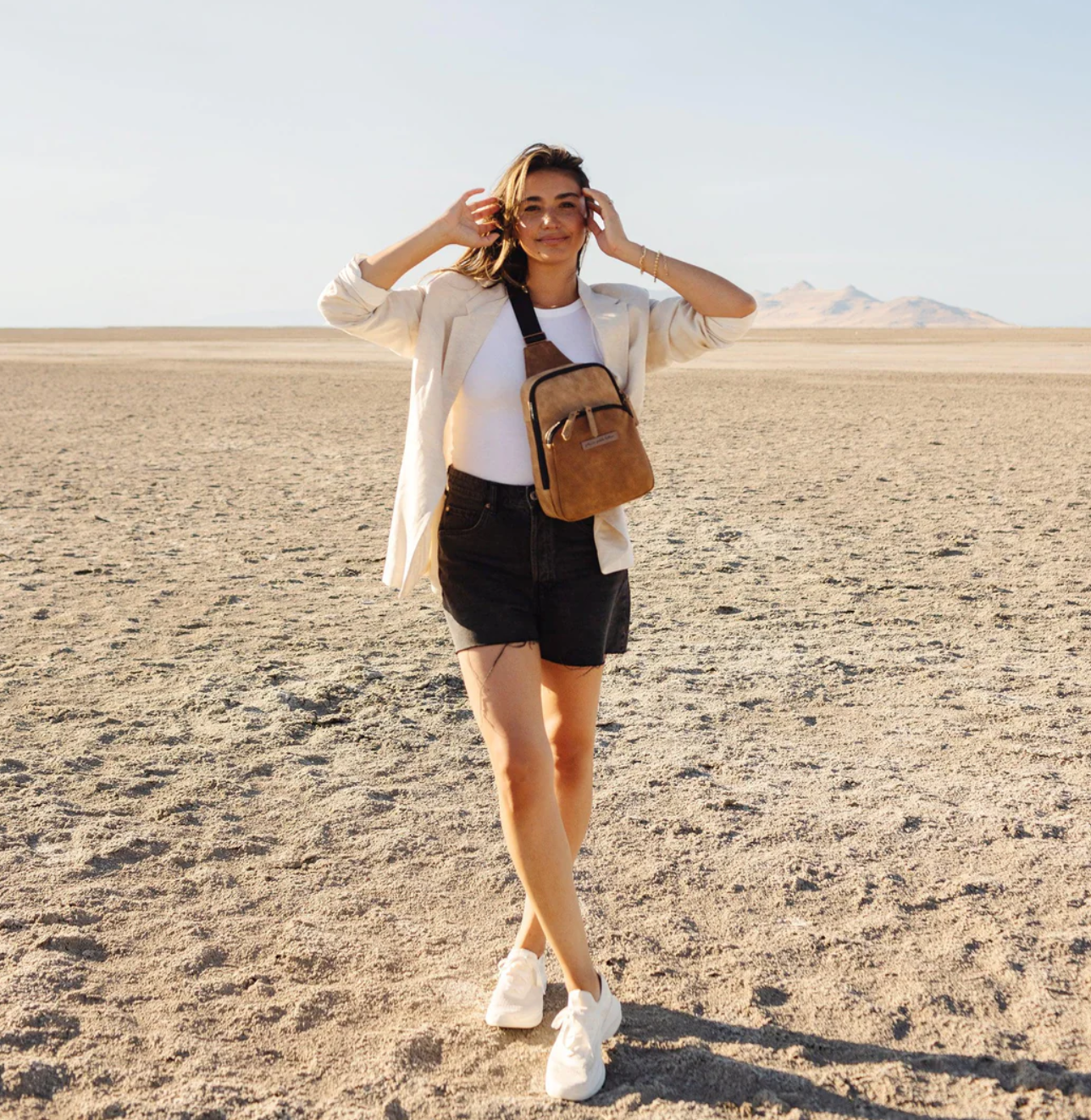 Criss-Cross Sling in Brioche