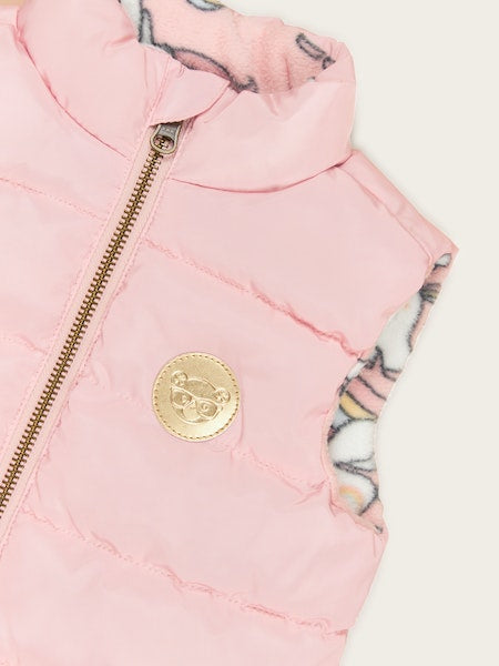 MAGICAL UNICORN REVERSIBLE FLEECE VEST