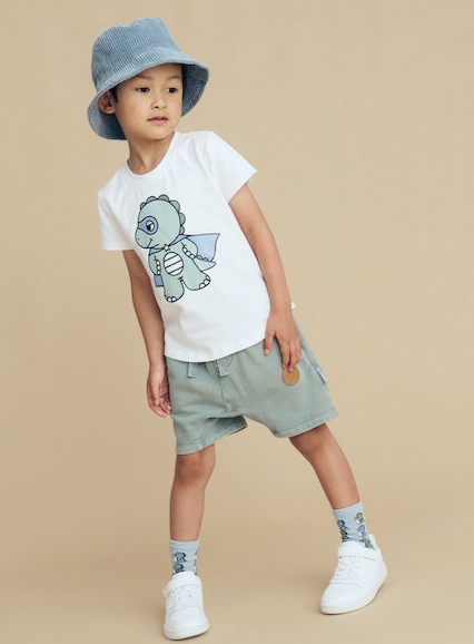 S23 VINTAGE SLATE SLOUCH SHORTS
