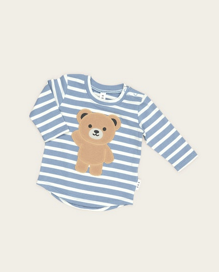 S23 HELLO HUX STRIPE TOP