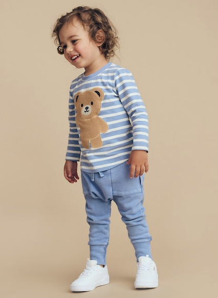 S23 HELLO HUX STRIPE TOP