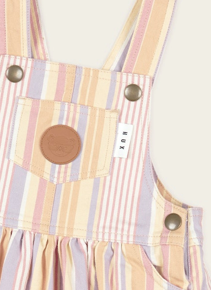 S23 VINTAGE STRIPE OVERALL DRESS