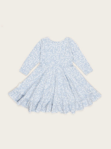 UNICORN SURPRISE LONG SLEEVE SWING DRESS