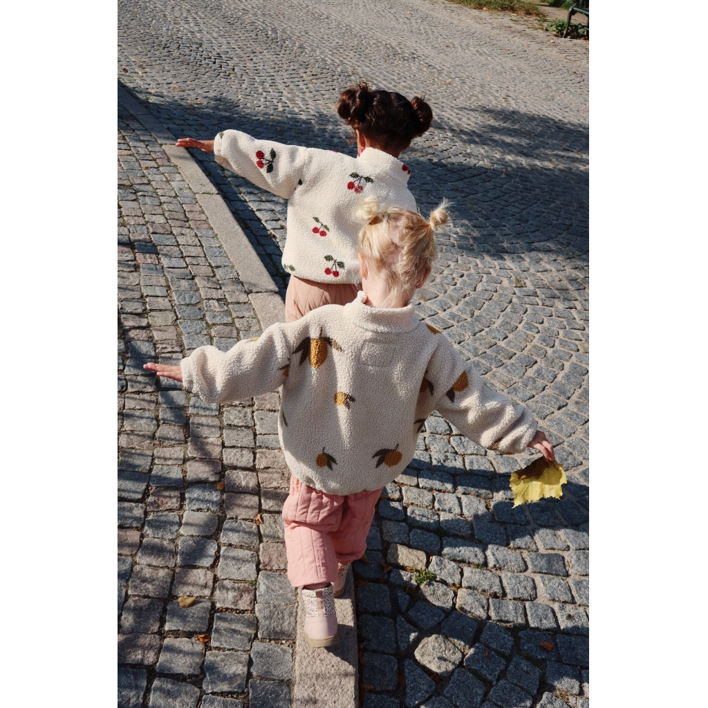 JODY TEDDY JACKET GRS - CHERRY