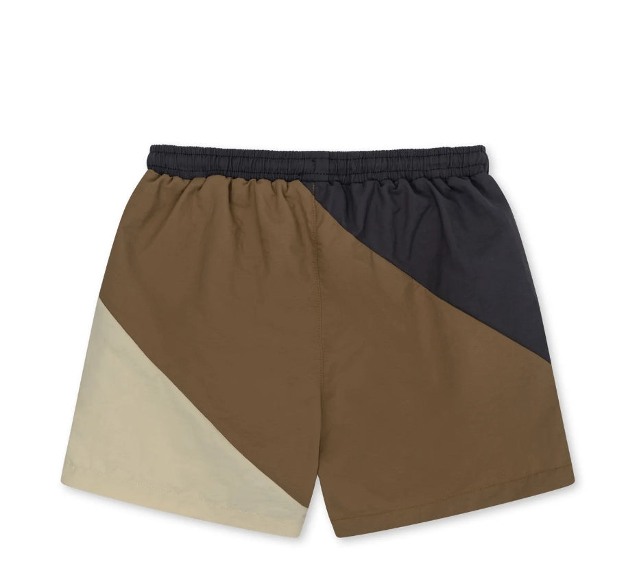 ebbe swimshorts - shitake color block
