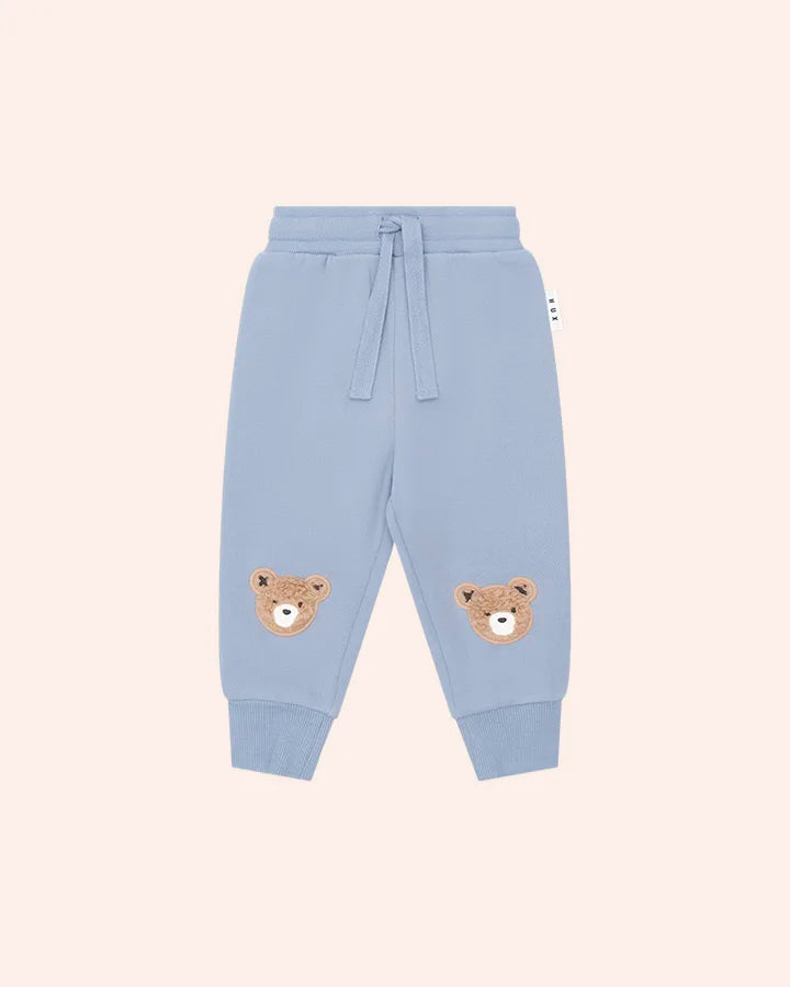 $55-60 STONE BLUE FURRY HUXBEAR TRACK PANT-STONE BLUE