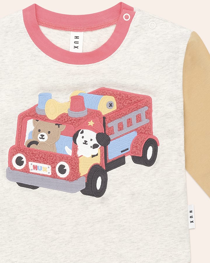 $60 FIRETRUCK HUX TOP-ALMOND MARLE