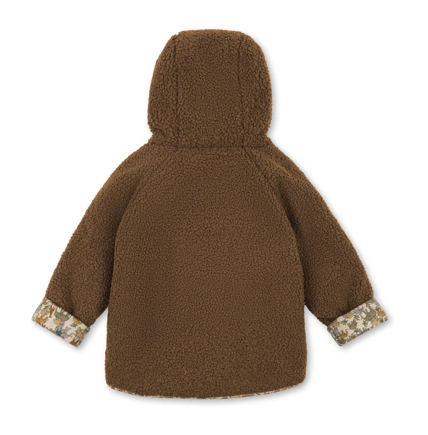 Grizz Teddy Jacket - Shitake
