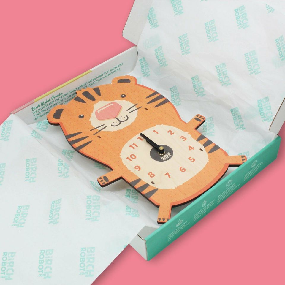 Rufus the Tiger Clock