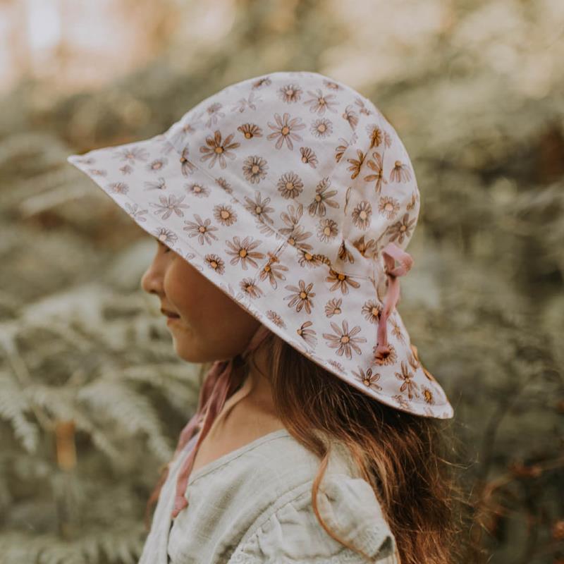 Girls Reversible Sun Hat - Paige / Rosa