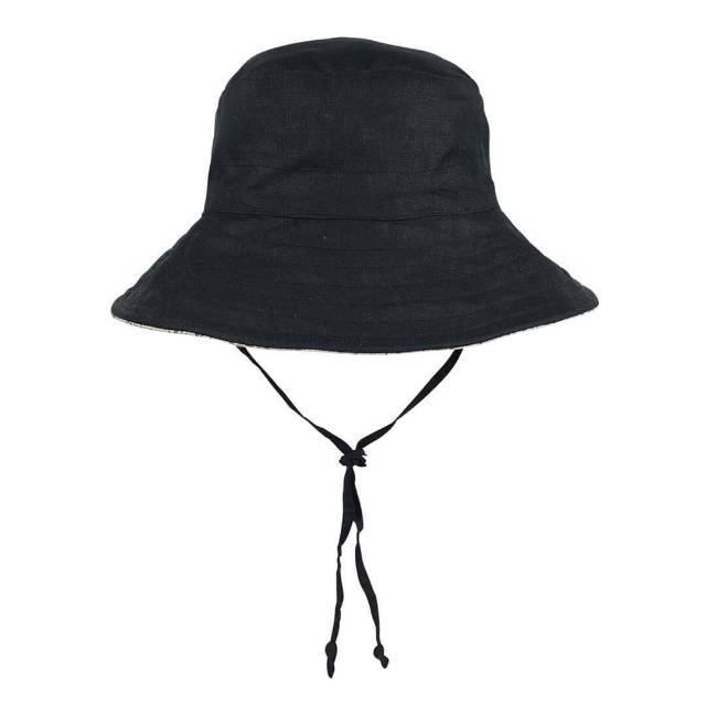 Kids Reversible Sun Hat - Terrazzo / Ebony