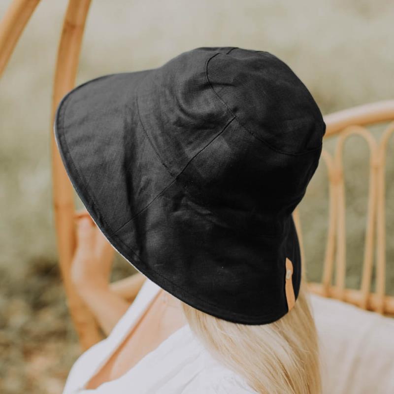 Ladies Reversible Sun Hat - Terrazzo / Ebony
