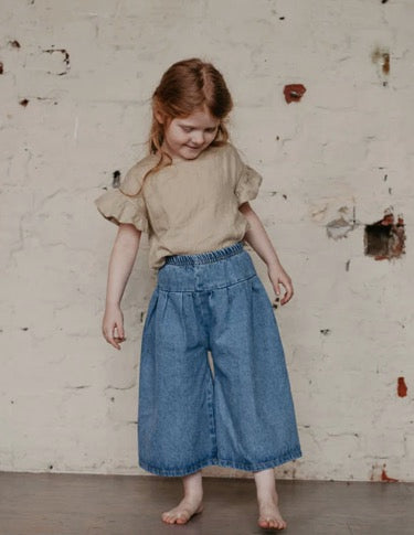 The Frill Linen Top