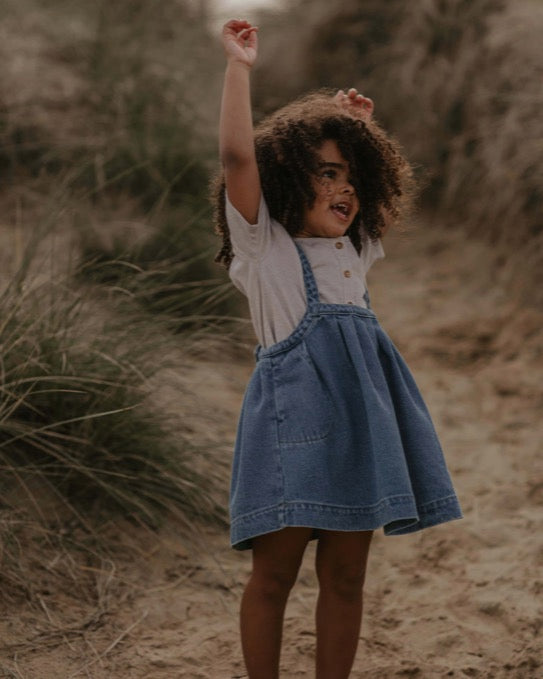 The Oversized Denim Pinafore