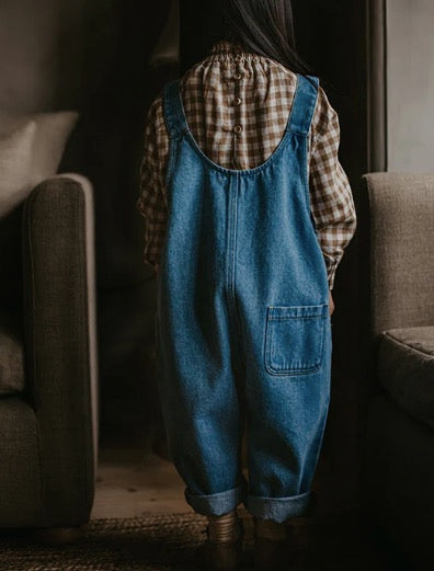 The Oversized Denim Dungaree
