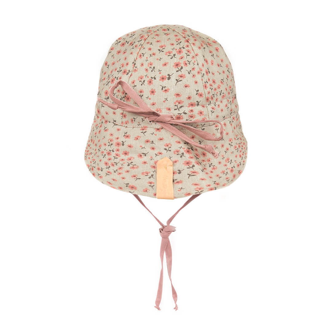 Reversible Baby Flap Sun Hat - Penny / Rosa