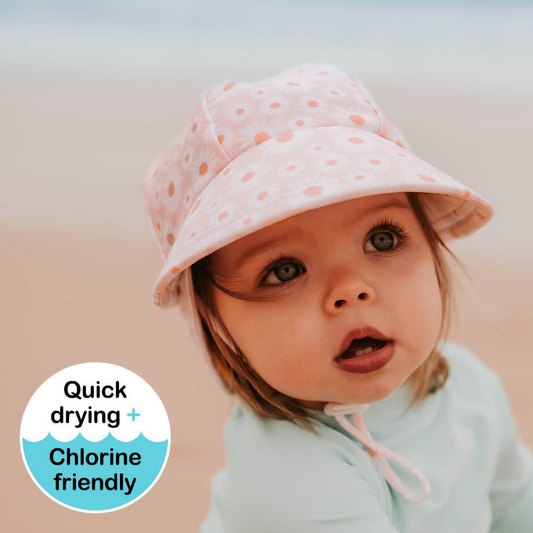 Girls Beach Legionnaire Hat - Daisy