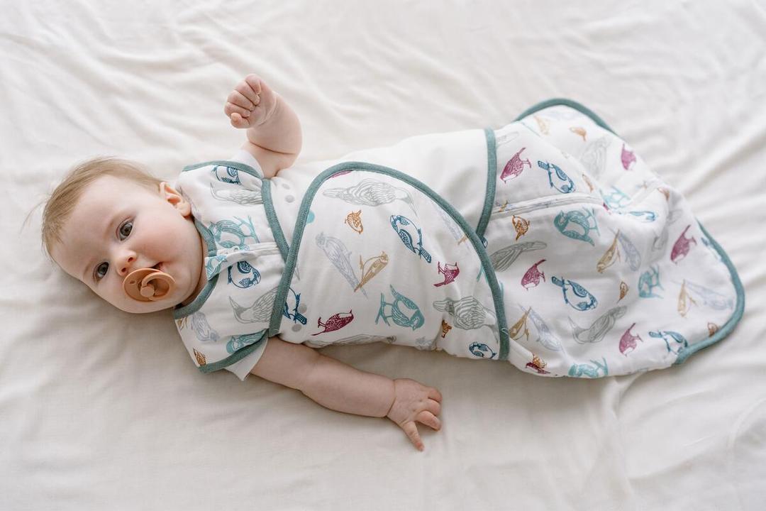 Nest 2.5 TOG Bamboo Swaddle Sleep Bag - Birder's Paradise 0-6M