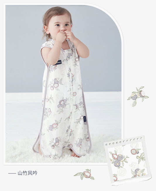 domiamia 双层竹棉纱背心睡袋-山竹风吟