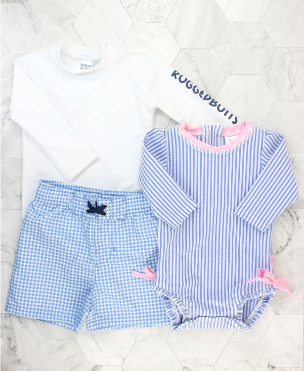 Periwinkle One Piece Rash Guard