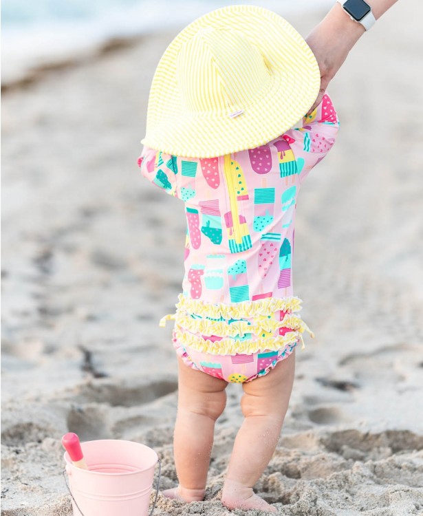 Ice Cream Social One-Piece Rash Guard