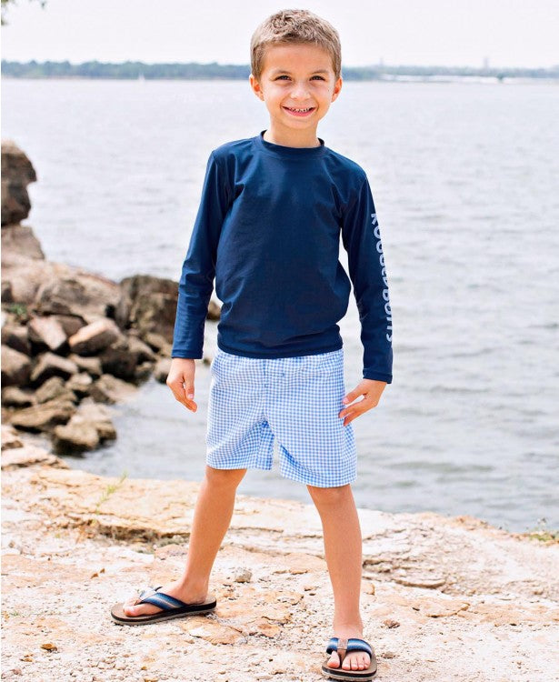 Navy Long Sleeve Rash Guard
