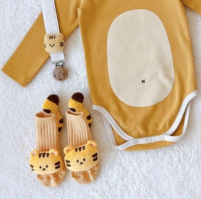 dottodot 立体老虎袜子(3-12个月适用)