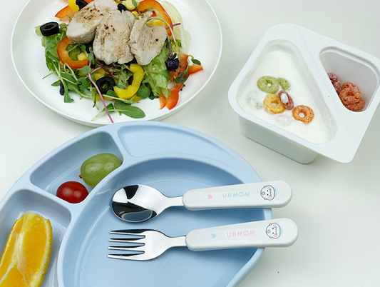 Ubmom Spoon & Fork Set with case - Ubmom不锈钢叉勺套装