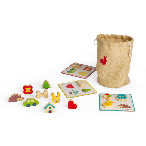 MEMORY TOUCH' RECOGNITION GAME (WOOD)