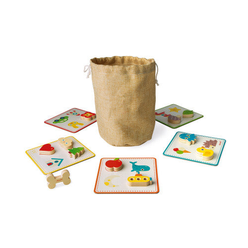 MEMORY TOUCH' RECOGNITION GAME (WOOD)