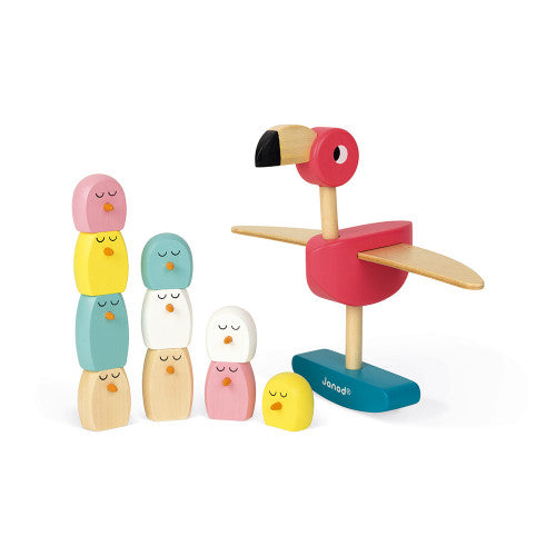 ZIGOLOS BALANCING GAME FLAMINGO (WOOD)