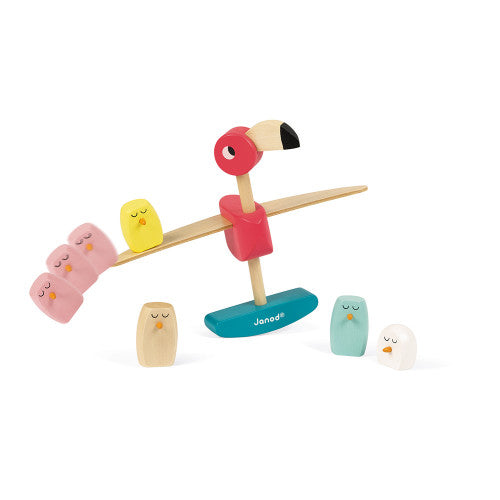 ZIGOLOS BALANCING GAME FLAMINGO (WOOD)