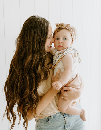 Cotton Muslin Reversible Bandana Bib - Pressed Petals
