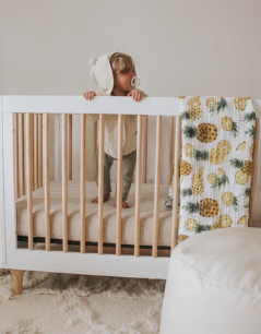 Cotton Muslin Swaddle Blanket Set - Tropical Fruit