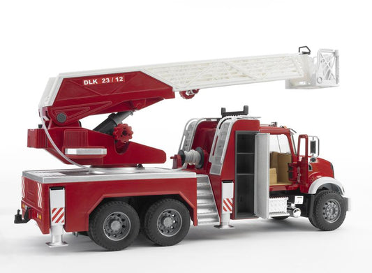 Bruder 02821 MACK Granite Fire Engine w/ Water Pump and Light & Sound