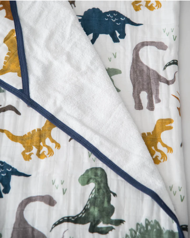 Toddler Hooded Towel - Dino Friends