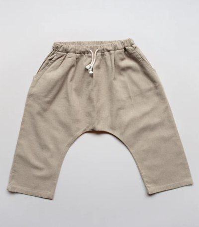 The Linen Trouser | oatmeal